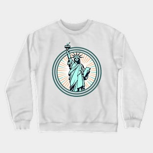 Statue of Liberty Emblem Crewneck Sweatshirt